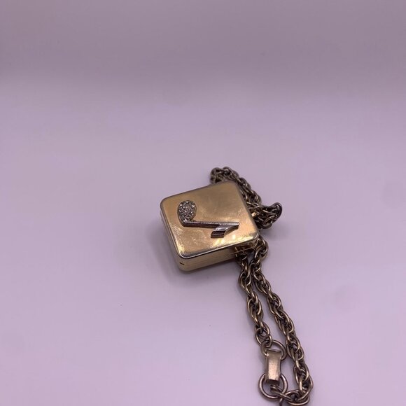 Beautiful Vintage Swiss Reuge Music Box Necklace/Charm Necklace with Music Note - Picture 5 of 9